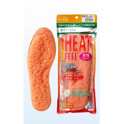 画像1: is-fit　ヒートフィール吸湿発熱　ボアタイプ　女性用　フリー